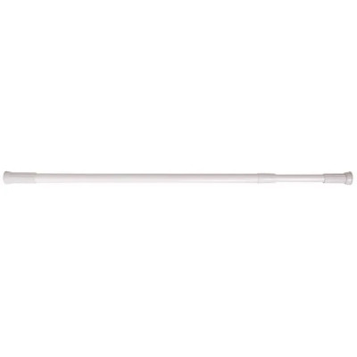 Barre de douche alu 140-260cm blanc