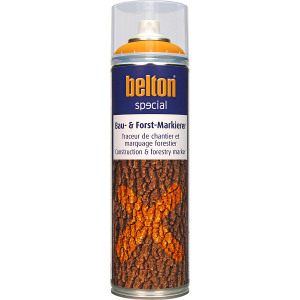 BELTON - Traceur de Chantier et Marquage Forestier SPECIAL Aérosol 500ml