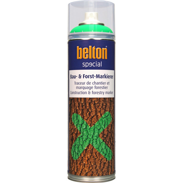 BELTON - Traceur de Chantier et Marquage Forestier SPECIAL Aérosol 500ml
