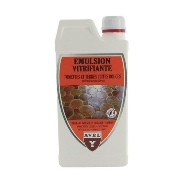 AVEL - Emulsion Vitrifiante Tomette Rouge 1L