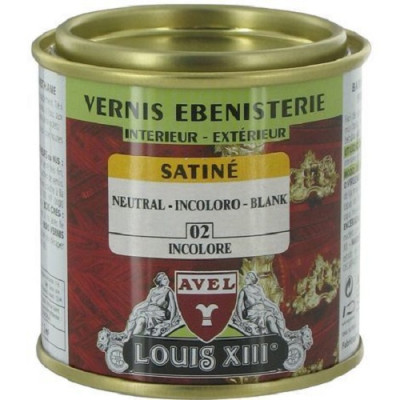 VERNIS BOIS SAT.LOUIS13 125ML INCOLORE (Vendu par 1)