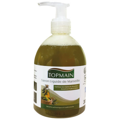 SAVON MARSEILLE LIQUIDE TOPMAIN 300ML (Vendu par 1)