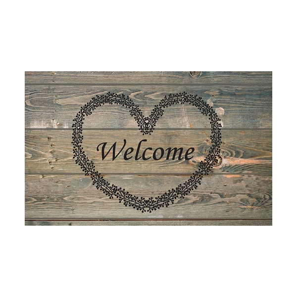 VICA - Tapis Wood Heart Brown 50x80cm