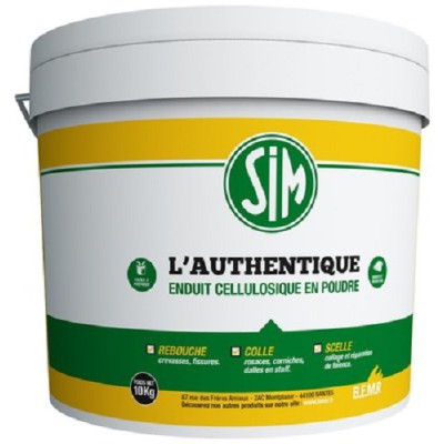 Sim l'Authentique enduit cellulosique 10kg