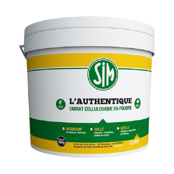 SIM - Sim l'Authentique Enduit Cellulosique 10kg
