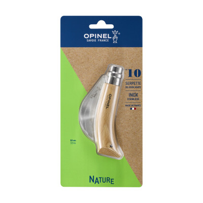 Couteau inox serpette n°10