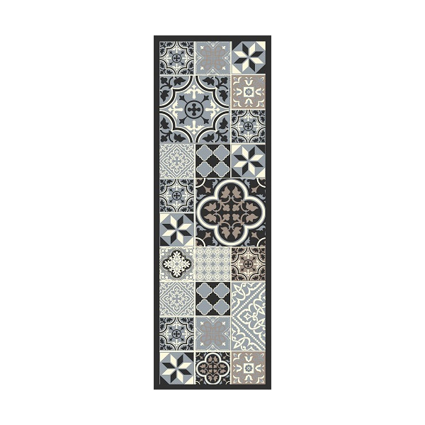 VICA - Tapis Carré Ciment 50x150cm