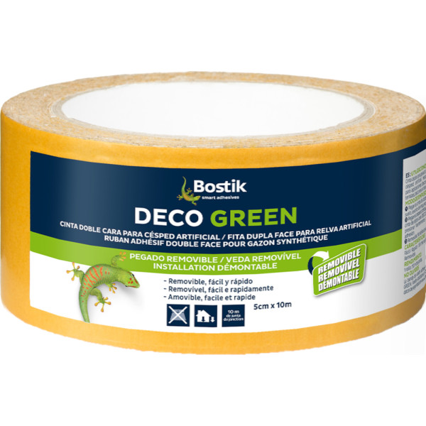 BOSTIK - Bande Double Face Deco Green 5cmx10m Blanc