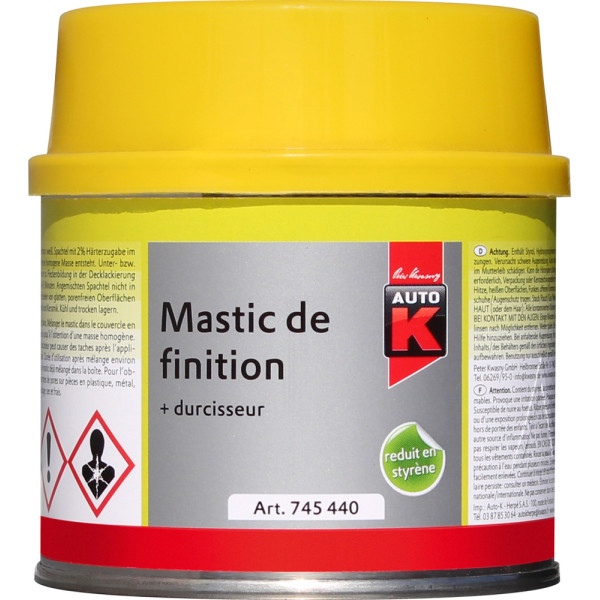 AUTO K - Mastic de Finition + Durcisseur