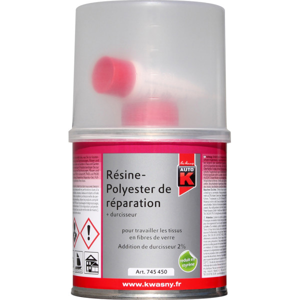 AUTO K - Résine Polyester de Réparation 250g
