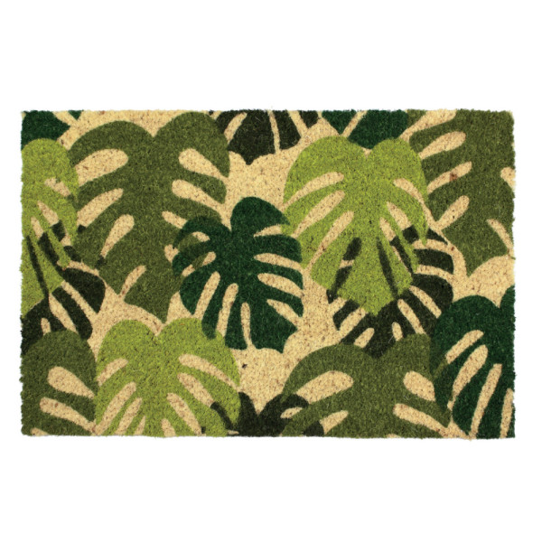 BTB - Tapis Coco Imprimé Feuillage 40x60cm