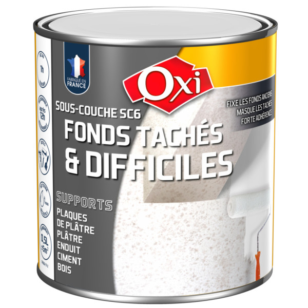OXI - Sous Couche Fonds Tachés et Difficiles SC6 0.5L