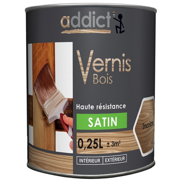 ADDICT - Addict Vernis Bois Satin 250ml