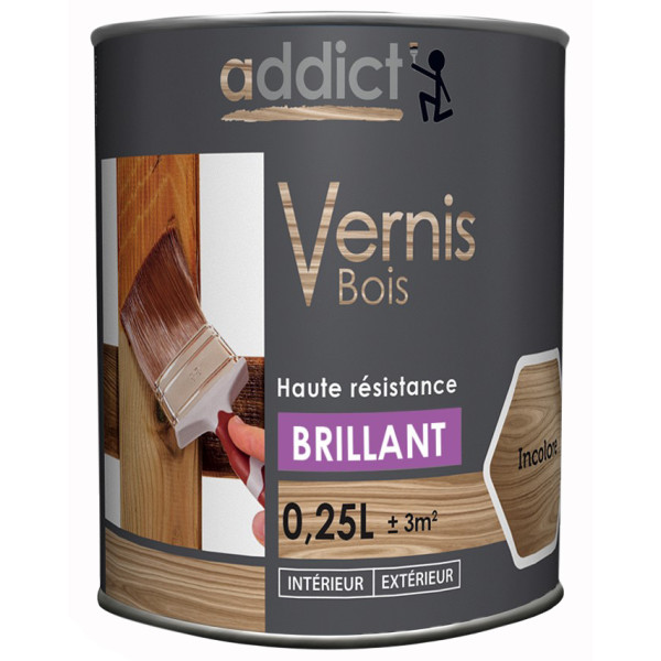 ADDICT - Addict Vernis Bois Brillant 250ml