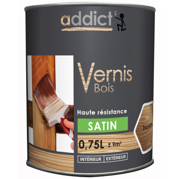 ADDICT - Addict Vernis Bois Satin 750ml Incolore