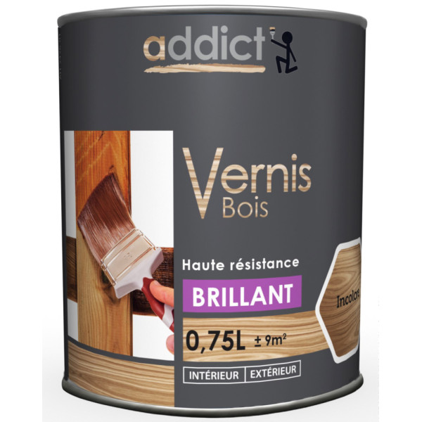 ADDICT - Addict Vernis Bois Brillant 750ml Incolore