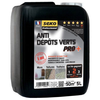 Anti dépots verts Pro+ concentré Seko 5L