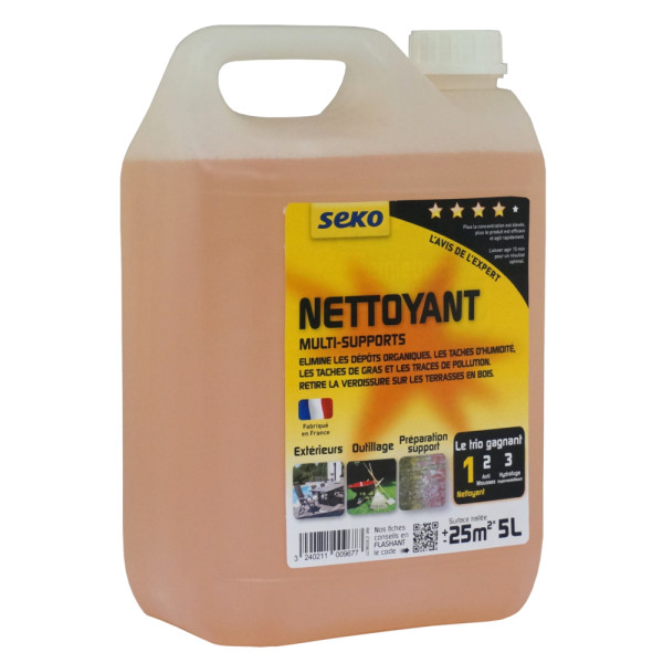 SEKO - Nettoyant Multi-Supports Seko 5L