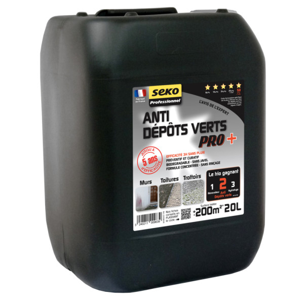 SEKOPROPLUS - Anti Dépôts Verts Pro+ Concentré Seko 20L
