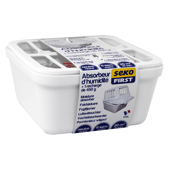 SEKOFIRST - Absorbeur d’Humidité Médium 450g Neutre