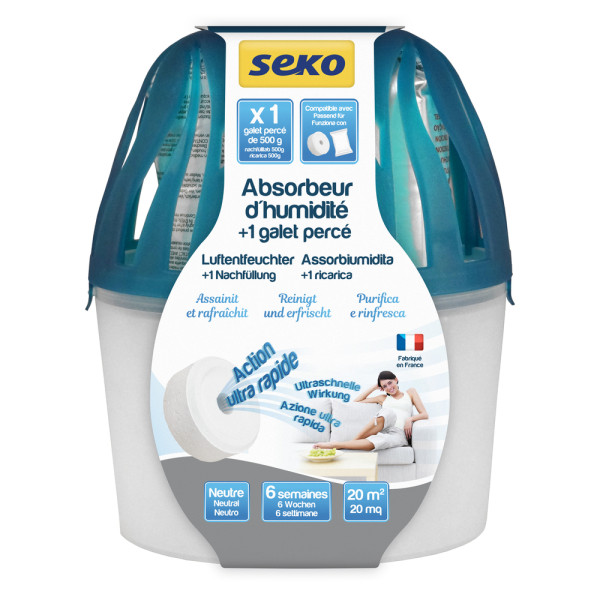 SEKO - Absorbeur Medium Jungle + 1 Galet Percé de 500g Neutre