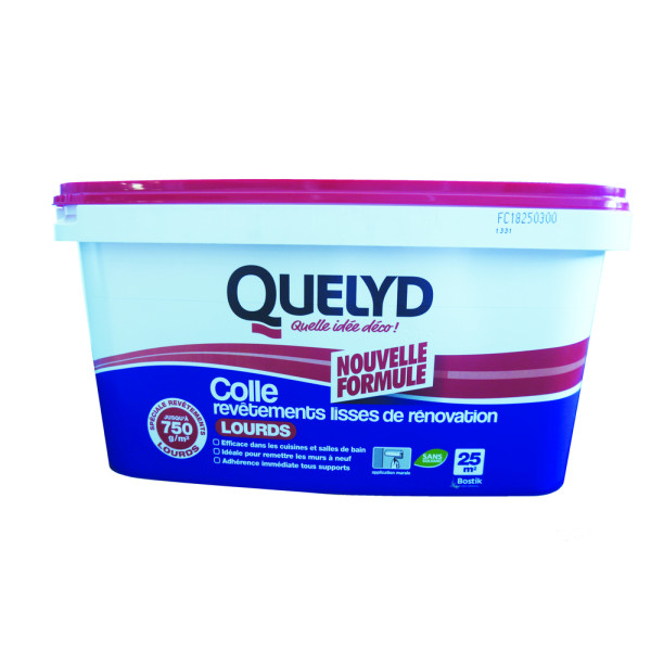 QUELYD - Quelyd Colle Revêtement Lisse de Rénovation Lourds 5kg