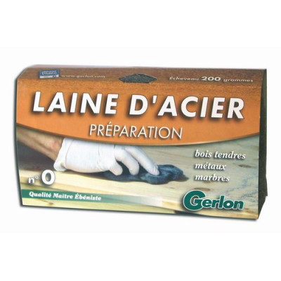 Laine d'acier n°0 préparation 200gr
