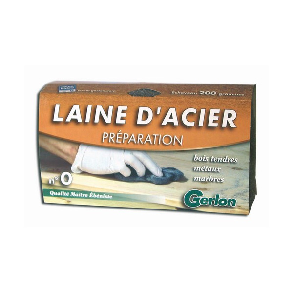 GERLON - Laine d'Acier n°0 Préparation 200g