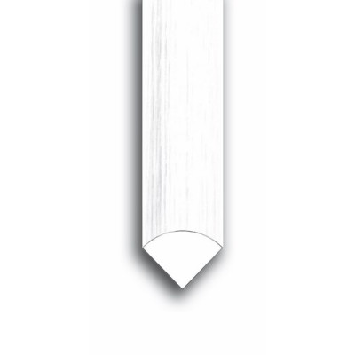 Quart de rond enrobé blanc 15x15mm 2.20m