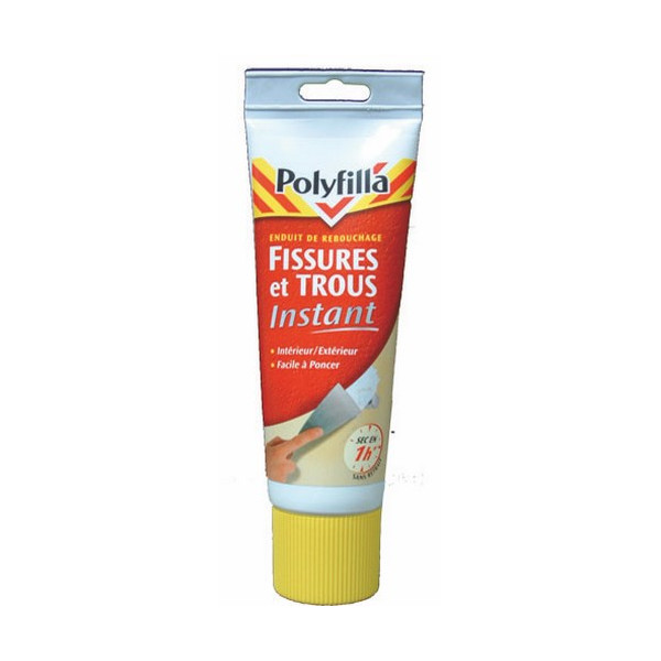 POLYFILLA - Enduit de Rebouchage Instant Pour Fissures et Trous 330g