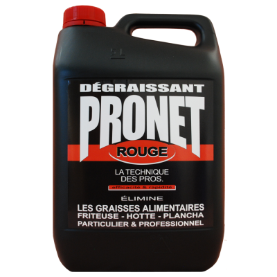 PRONET DEGR.ALIM.CUI.BARBEC.ROUGE  5L (Vendu par 1)