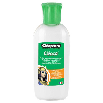 Cléopâtre colle blanche Cléocol flacon de 100gr avec embout de précision