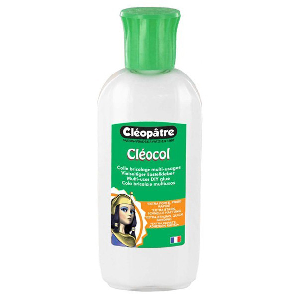 CLEOPATRE - Cléopâtre Colle Blanche Cléo'colle Flacon de 100g Avec Embout de Précision