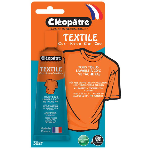 CLEOPATRE - Cléopâtre Colle Textile Cléo'Tech Tube 30g Sous Blister