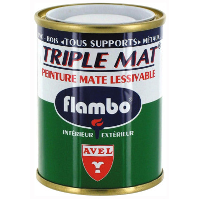 TRIPLE MAT PEINT.FLAMBO 100ML BLANC (Vendu par 1)