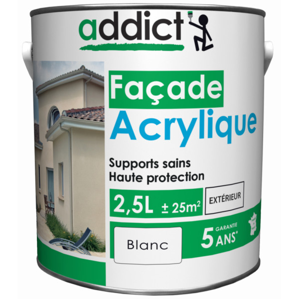 ADDICT - Addict Façade Acrylique Mat Velouté 2.5L