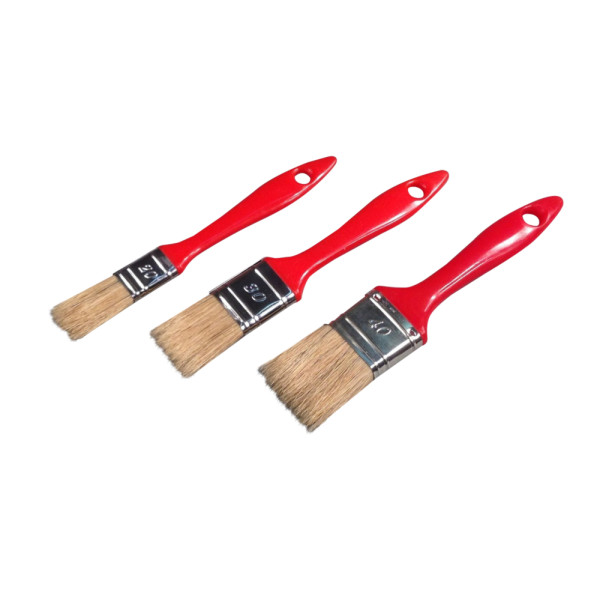 SAVY - Lot de 3 Pinceaux Plats Largeur 20/30/40