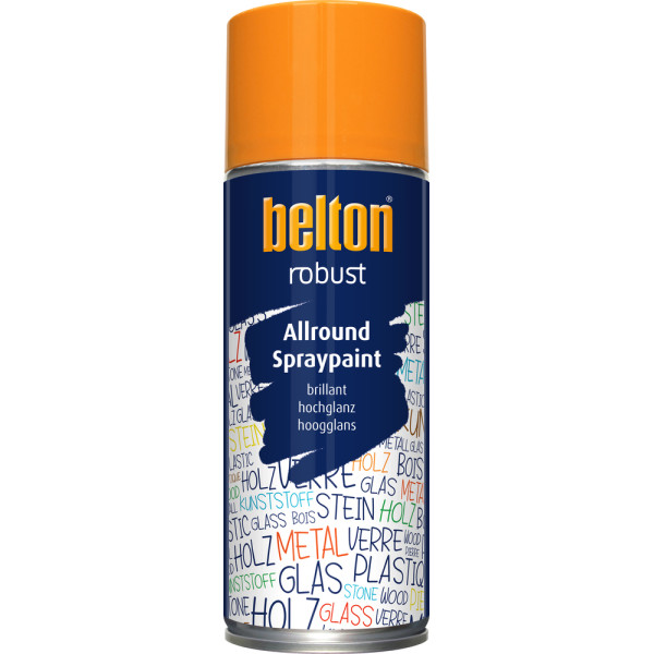 BELTON - Peinture de Finition Brillante Robust Aérosol 400ml jaune chrome