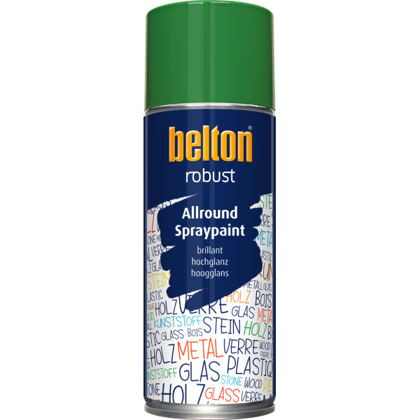 BELTON - Peinture de Finition Brillante Robust Aérosol 400ml vert émeraude