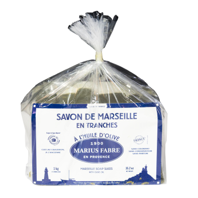 Savon de Marseille en tranches à l'huile d'olive 1kg