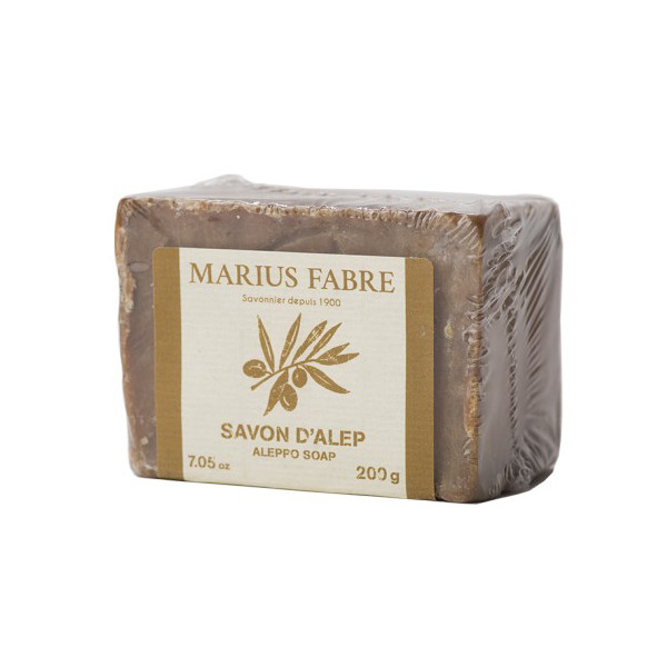 MARIUS FABRE - Savon d'Alep à l'Huile d'Olive et Baies de Laurier 200g