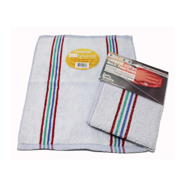 TISSAGES DE BEAULIEU - Wassingue Mini Lavette Coton 32x32cm Prélavée