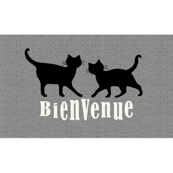 MERCURY - Tapis Patio Bienvenue Chat 45x75cm
