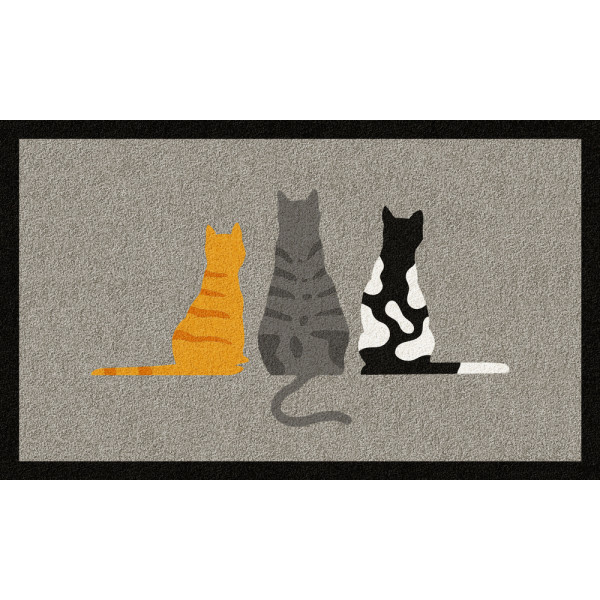 MERCURY - Tapis Patio Chat de Dos 50x80cm