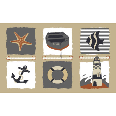 Tapis Velvet La Mer Beige