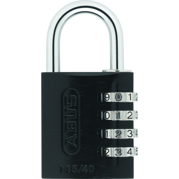 ABUS - Cadenas à Chiffres Aluminium 40mm Noir Sous Blister