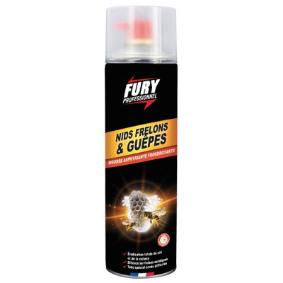 Fury Mousse Nid de Guêpe et Frelons aéro 500ml