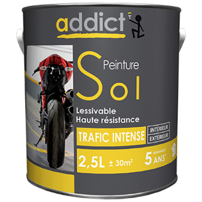 Addict Peinture Sol Trafic Intense 2L5 Souris