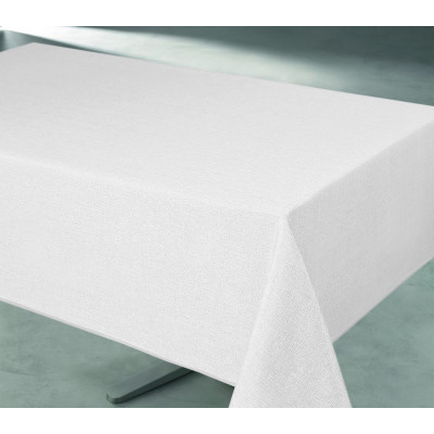 NAPPE 140X240CM TISSAGE BLANC
