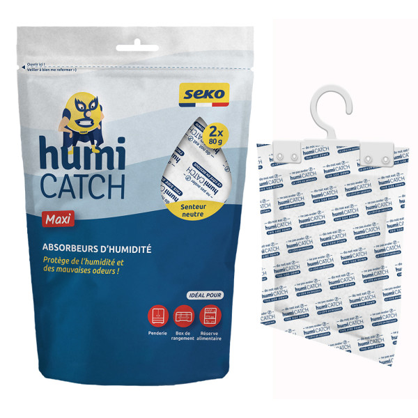 SEKO - Humicatch Absorbeurs Maxi 80g Paquet de 2 Sachets